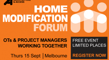 Home modification forum for occupational therapists