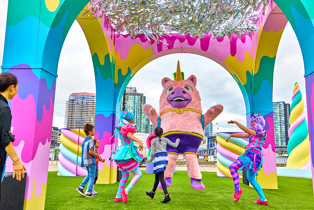 Moomba and The Playground Activation