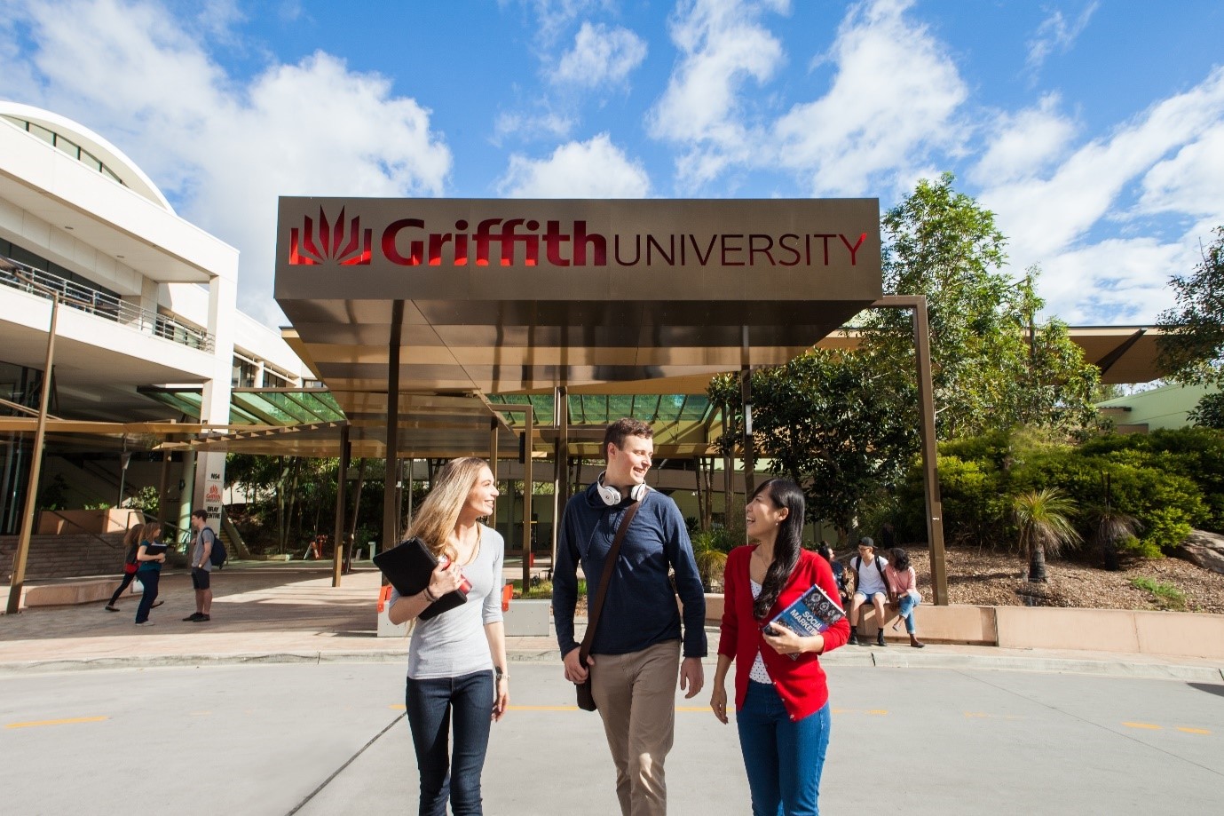 Griffith University and students