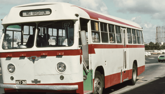 Vintage bus - Image credit: Bus and Coach Society of Victoria (BCSV)